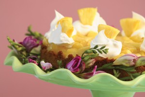 Fresh Pineapple Pie with Wafer-Nut Crust